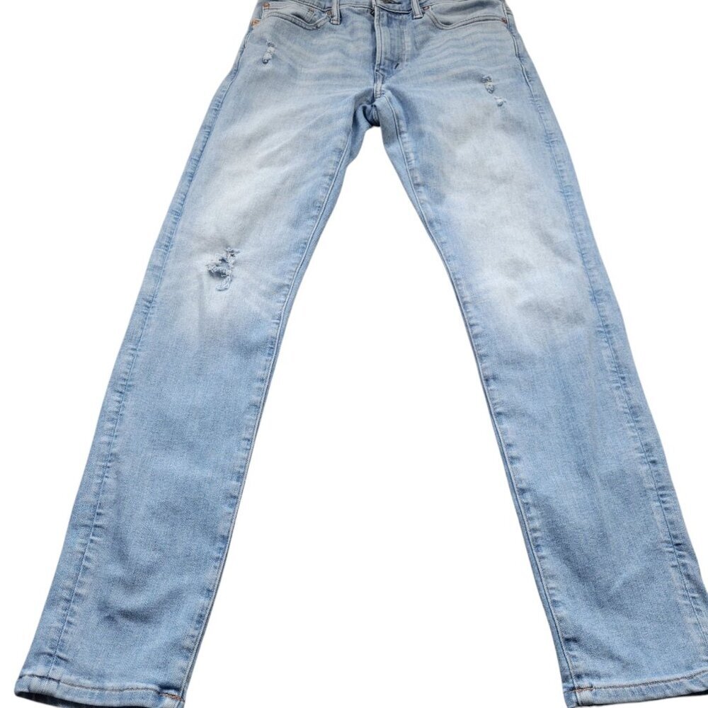 American Eagle Jeans Mens 29x31 Tag 29x32 Athletic Skinny Distressed